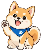柴犬のたからワン
